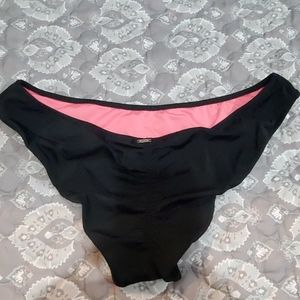 PINK black bathing suit bottom